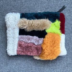 Primetcut: Shapes Shearling Mini Hobo  (pre-owned)